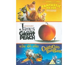 Fantastic Mr Fox / James and the Giant Peach / Chitty Chitty Bang Bang Triple Pack [DVD]