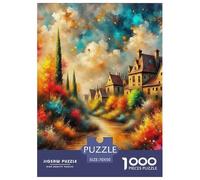 Fantástica Arquitectura 1000 Puzzle Adulto Rompecabezas Divertidos De Animales para Hombres Y Mujeres Hermosas Casas Rompecabezas para Adultos, Juego Educativo, Desafío Clásicos70x50cm/1000pcs
