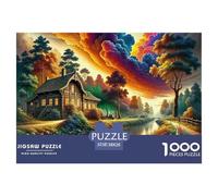 Fantástica Arquitectura 1000 Puzzle Adulto Rompecabezas Divertidos De Animales para Hombres Y Mujeres Hermosas Casas Rompecabezas 1000 Piezas Juego Educativo Desafío Juguetes38x26cm/1000pcs