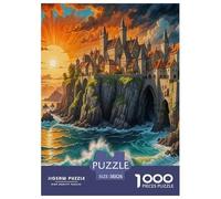 Fantástica Arquitectura Puzzle 1000 Piezas Rompecabezas Divertidos De Animales para Hombres Y Mujeres Hermosas Casas Juguete De Desafío Educativo para Adultos Y Niños Mayores38x26cm/1000pcs