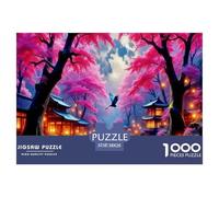 Fantástica Arquitectura Puzzle 1000 Piezas Rompecabezas DIY, Pasatiempo Creativo, Regalo, Diversión Hermosas Casas Rompecabezas 1000 Piezas Juego Educativo Desafío Juguetes38x26cm/1000pcs