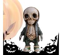 Fantásticas figuras de esqueleto de muñeca de resina gótica para exhibición coleccionable