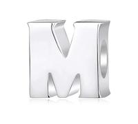 Fantasticharm fits Pandora Bracelet Breloque en forme de lettre de A à Z en argent sterling 925 compatible avec un bracelet Pandora