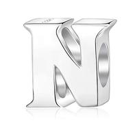 Fantasticharm fits Pandora Bracelet Breloque en forme de lettre de A à Z en argent sterling 925 compatible avec un bracelet Pandora