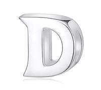 Fantasticharm fits Pandora Bracelet Breloque en forme de lettre de A à Z en argent sterling 925 compatible avec un bracelet Pandora