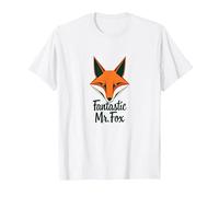 Fantástico Mr. Fox: Arte Inteligente de Criaturas del Bosque Camiseta, Hombre, Blanco, 4XL