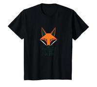 Fantástico Mr. Fox: Arte Inteligente de Criaturas del Bosque Camiseta, Niños, Negro, 2 años