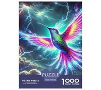 Fantástico: representación artística de un pájaro. Puzzle 1000 Piezas Animal Salvaje - Reto Mindful para Expertos, Acabado Mate, Regalo Ideal, 70x50cm/1000pcs
