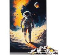 Fantástico Rompecabezas de Astronauta Espacial, desafiante y Estimulante, de cartón 100% Reciclado, Ideal para Adultos, Regalo de cumpleaños, 1000 Piezas (26 x 38 cm)