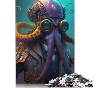 Fantástico Rompecabezas de Pulpo Premium, 100% Reciclado, Rectangular, para Mujeres y Hombres, 1000 Piezas (75 x 50 cm)