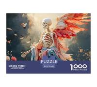Fantasy Art Depicting A Female Skeletal 1000 Stück Stabiler Karton Puzzle Kitten Stressabbau Kreatives Spiel Puzzles Als Wohnaccessoires 70x50cm/1000pcs
