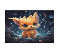 Fantasy Baby Animals Puzzle de madera para adultos, adolescentes, reduce el estrés, rompecabezas familiar, póster de 1000 piezas, juego educativo para niños (75 x 50 cm)