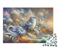 Fantasy Bird Artwork Rompecabezas Imposible,desafío for Adults Juego Educativo 1000 Piezas Obra De Arte De Juego De para Adultos Y Niños 38x26cm/1000pcs