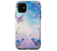 Fantasy Butterfly Garden Celestial Sky Floral Magic Look Carcasa para iPhone 11