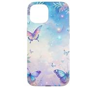 Fantasy Butterfly Garden Celestial Sky Floral Magic Look Carcasa para iPhone 15