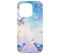 Fantasy Butterfly Garden Celestial Sky Floral Magic Look Carcasa para iPhone 15 Pro