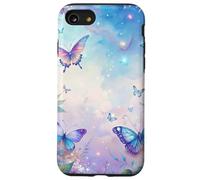 Fantasy Butterfly Garden Celestial Sky Floral Magic Look Carcasa para iPhone SE (2020) / 7/8