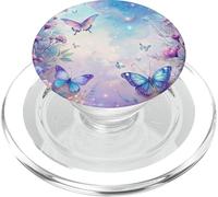 Fantasy Butterfly Garden Celestial Sky Floral Magic Look PopSockets PopGrip para MagSafe
