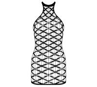 Fantasy By Cottelli Vestido con tanga para mujer Black S/L