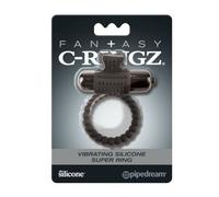 Pipedream Fantasy C-Ringz Vibrating Silicone Super Ring, Black, 3,2 cm