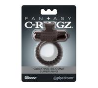 Pipedream Fantasy C-Ringz Vibrating Silicone Super Ring, Black, 3,2 cm