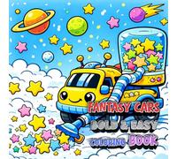 Fantasy Cars Coloring Book Bold & Easy for Kids: Bold & Easy Fun Cute Cars, Monster Trucks, and Magical Vehicles to Spark Imagination (Vehicle Coloring Book - Bold & Easy Series)