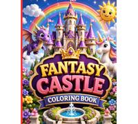 Fantasy Castle Coloring Book for Kids Ages 6-15: 66 Magical Castles to Color Featuring Fairy Palaces, Dragon Fortresses, Unicorn Kingdoms, Crystal ... Palaces, and Enchanted Fantasy Adventures