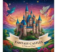 Fantasy Castles to Color and Dream: A magical coloring book for kids ages 7 and up