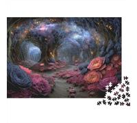 Fantasy Cave Garden 100% Recycled Cardboard Galaxy Eye Landscape 1000Pc Jigsaw Puzzles Adults Unique Classic Educational Games 70x50cm/1000pcs