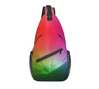Fantasy Cloud Sling Backpack Crossbody Chest Bag Daypack para Viajes de Senderismo