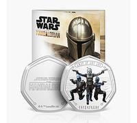 FANTASY CLUB Moneda Oficial de los Mandalorian, The Way of The Mandalore - presentada y numerada en su Blister. Edición Limitada