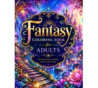 Fantasy Coloring Book for Adults: A Cozy Collection of Fairy Houses, Mushroom Homes, Enchanted Forest Cottages & Magical Villages for Relaxation and Stress Relief