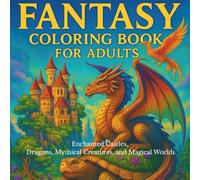 Fantasy Coloring Book for Adults: Enchanted Castles, Dragons, Mythical Creatures, and Magical Worlds: A Beautiful Collection of Intricate Fantasy ... Scenes for Stress Relief and Relaxation