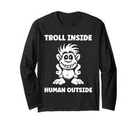 Fantasy Creature Monster Funny Quote Troll Manga Larga