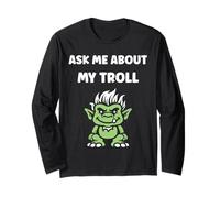 Fantasy Creature Monster Simple Ask me About my Troll Manga Larga