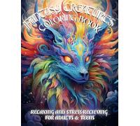 Fantasy Creatures Coloring Book: Relaxing and Magical Designs for Adults & Teens