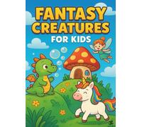 Fantasy Creatures for Kids: 30 Magical Coloring Pages Featuring Dragons, Unicorns, Fairies, Mermaids, Wizards, Castles, and Enchanted Creatures for Kids Ages 4-8