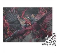 Fantasy Crow Artwork Rompecabezas Imposible,desafío for Adults Juego Educativo 1000 Piezas Obra De Arte De Juego De para Adultos, Regalos A Partir De 14 Años 70x50cm/1000pcs