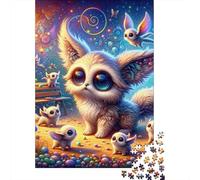Fantasy Cute Creatures Garden Rompecabezas Imposible,desafío para Adultos Entretenimiento Creativo 1000 Piezas Obra De Arte De Juego De para Adultos, Regalos A Partir De 14 Años 38x26cm/1000pcs
