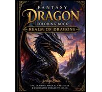 Fantasy Dragon Coloring Book: Realm of Dragons