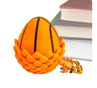 Fantasy Dragon Fidget Toy - Egg 3D Printed, 2.72 Inches Articulated Dragon with Display Egg, Desk Toy, Creative Decor Piece, Fantasy Model for Enhancing Focus Relaxation Visual Interest In Work Living