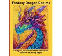 Fantasy Dragon Realms: A magical journey for teens and adults with 40+ stunning pages
