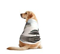 Fantasy Duck Concept - Camiseta para perro, diseño de retrato de perro, transpirable, refrescante, para perros grandes, protección solar, uso cómodo para Golden Retriever, Husky, Alaska, actividades