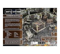 Fantasy Dungeon Terrain Bastille - Battle Systems Terrain Immersive Scenery para D&D DND Maladum Pathfinder RPGs a todo color cartulina resistente impresa en ambos lados