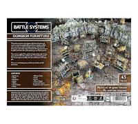 Fantasy Dungeon Terrain Furniture - Battle Systems Terrain - Paisaje inmersivo para D&D DND Maladum Pathfinder, RPG, a todo color, cartulina resistente impresa en ambos lados