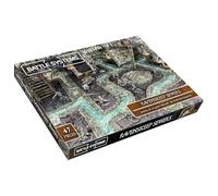 Fantasy Dungeon Terrain Ravenskeep Sewers - Battle Systems Immersive Scenery para D&D, Maladum, Pathfinder RPGs, a todo color, cartulina resistente impresa en ambos lados