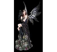 Fantasy Elfos Figura Frey con Cuervo 38,5 cm | Estatua de ángel