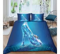 Fantasy Fairy Tale Style Funda de Edredón Microfibra 3 Piezas Compuesto Impresión 3D Cierre de Fantasía Fairy Tale Estilo Funda Edredon Fundas de Almohada for Familia Double（200x200cm）