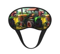 Fantasy Farm - Antifaz para dormir unisex con estampado de tractor opaco, cómodo antifaz para viajes, meditación, sueño, viajes