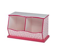 Fantasy Fields Cofre para Juguetes de Madera Rosa niños TD-12474P